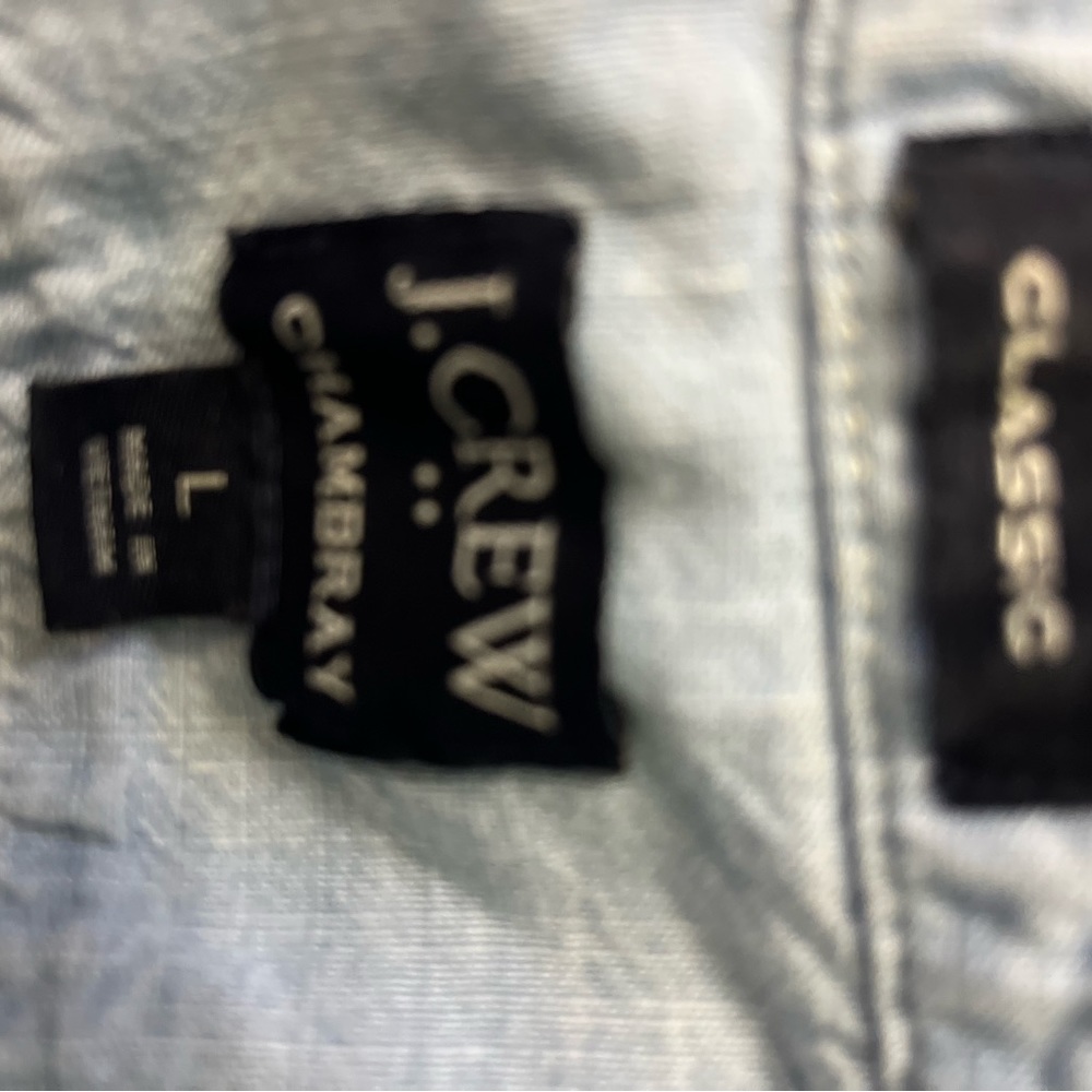 J.Crew classic chambray denim shirt